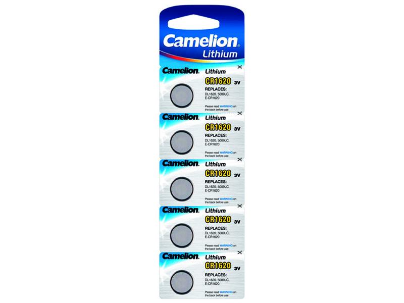 Camelion Lithium Nappiparistot CR1620, 3V, 5 kpl Camelion Lithium Nappiparistot CR1620, 3V, 5 kpl